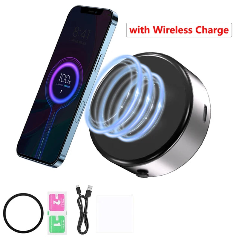 Vacuum Adsorption Suction Cup Car Phone Holder Stand Magnetic 360 Rotation Universal Adjustable Mobile Phone Holder Bracket