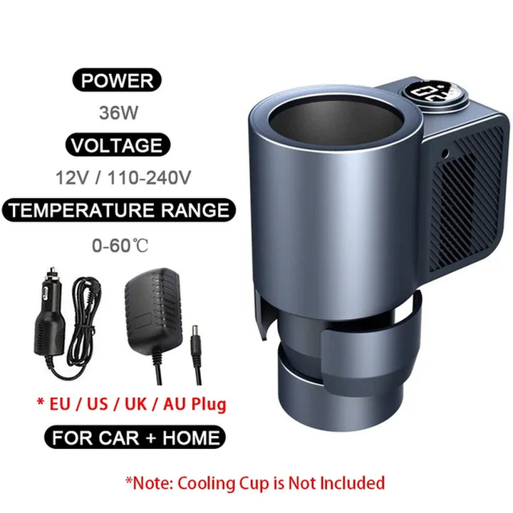 Smart 2 in 1 Car Heating Cooling Cup for Coffee Miik Drinks Electric Beverage Warmer Cooler Holder Travel Mini Car Refrigerator