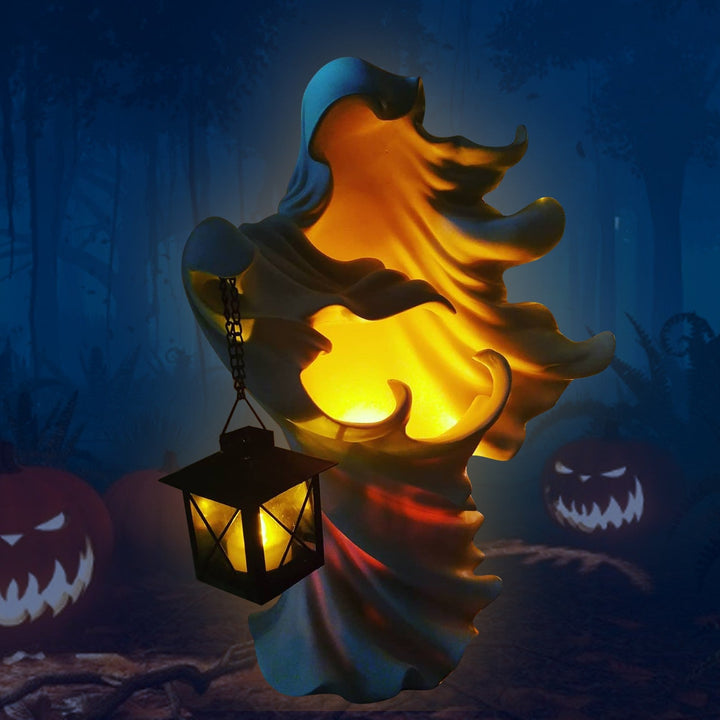 Gesichtsloser Geisterskulptur für Halloween - Ghoul Harz Skulptur - Dekoration