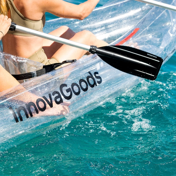 Kajak - Transparentes aufblasbares Kajak mit Zubehör Paros InnovaGoods 312 cm mit 2 Plätzen