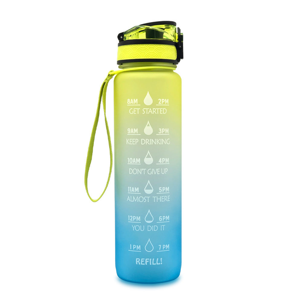 1L Drinkflassche aus Tritan mit Trinkerinnerung