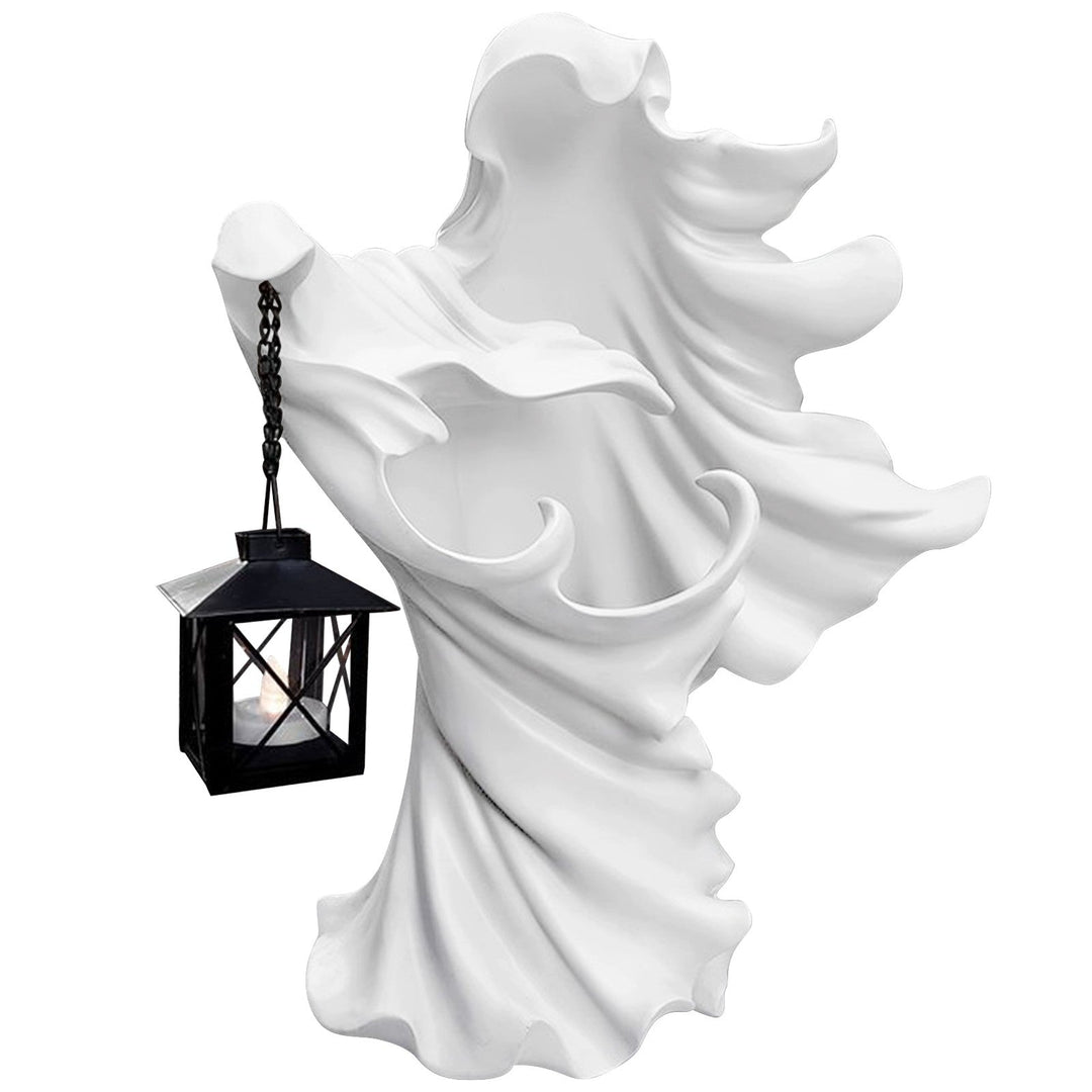 Gesichtsloser Geisterskulptur für Halloween - Ghoul Harz Skulptur - Dekoration
