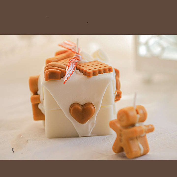 Lebkuchenmann Duftkerzen - handgemacht u. mit verschiedenen Düften