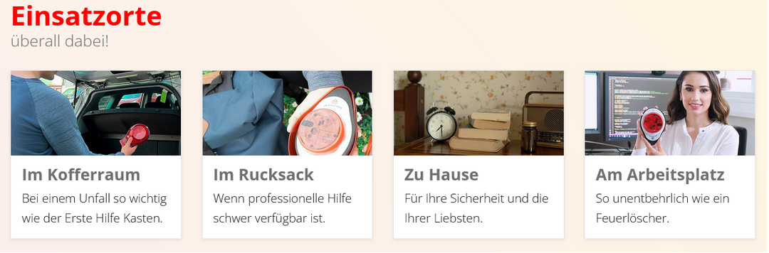 Cardio First Angel - Ihr optimaler Helfer für die Erste Hilfe