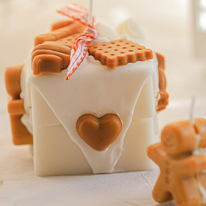 Lebkuchenmann Duftkerzen - handgemacht u. mit verschiedenen Düften