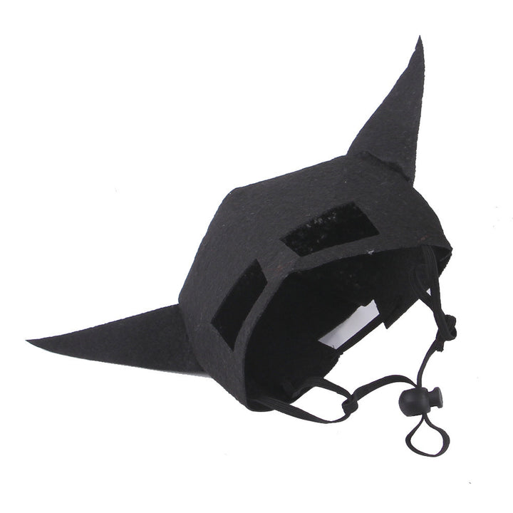 Halloween Haustier Maske mit Fledermausflügeln und Korsett