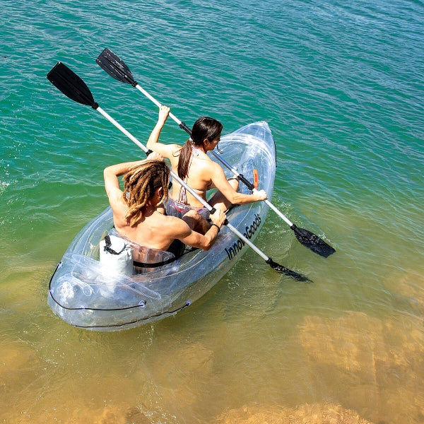 Kajak - Transparentes aufblasbares Kajak mit Zubehör Paros InnovaGoods 312 cm mit 2 Plätzen