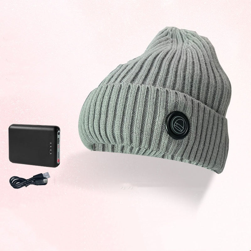 Outdoor Mütze mit Heizung und Fleecefutter für den Winter