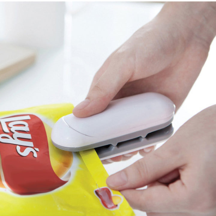 Snackbeutel Öffnen und Verschließen - Mini-Maschine 2 in 1