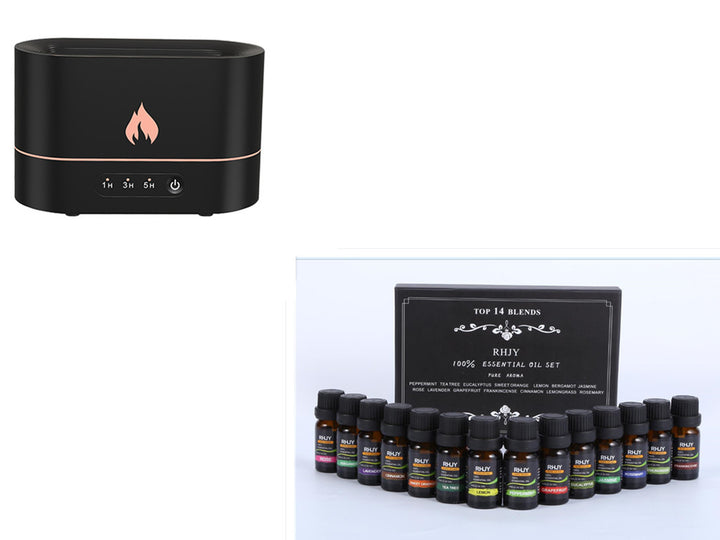 Luftbefeuchter - Siming Flammen-Aromatherapie-Maschine