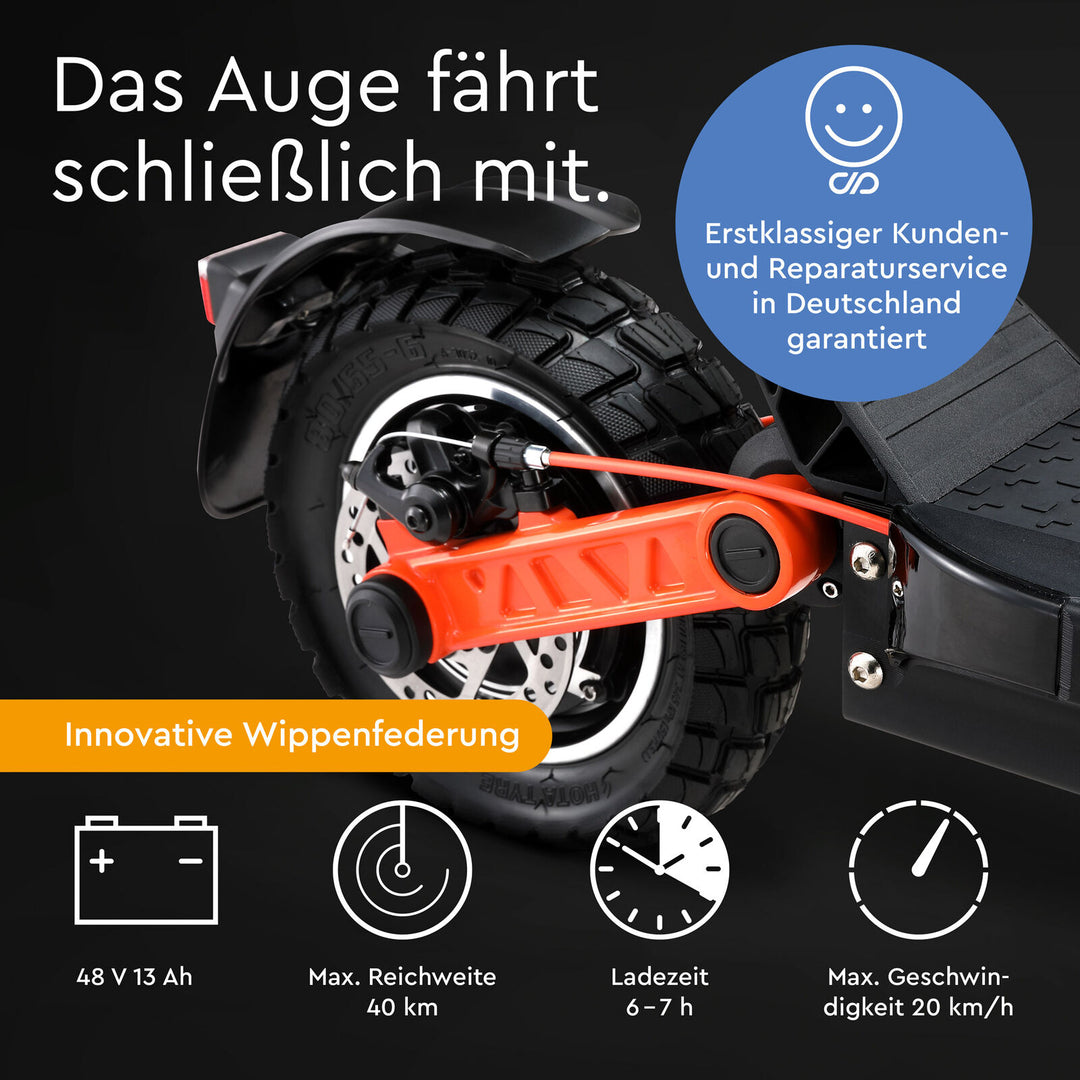 E-Scooter Mit Straßenzulassu