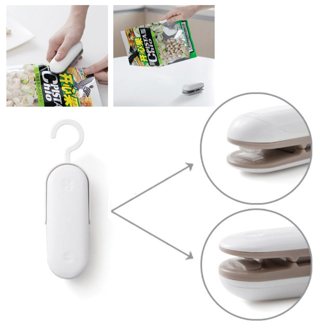 Snackbeutel Öffnen und Verschließen - Mini-Maschine 2 in 1