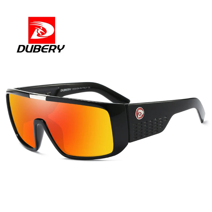 DUBERY Sonnenbrille für Herren im Retro-Stil mit farbenfrohen Gläsern