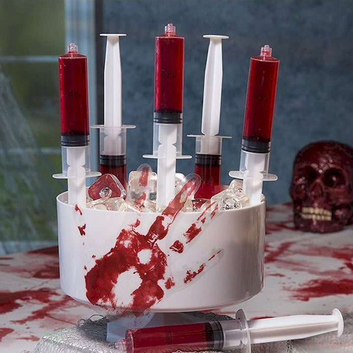 Halloween Blutbeutel 400ml PVC Lebensmittelqualität Trinkbeutel für Halloween-Party