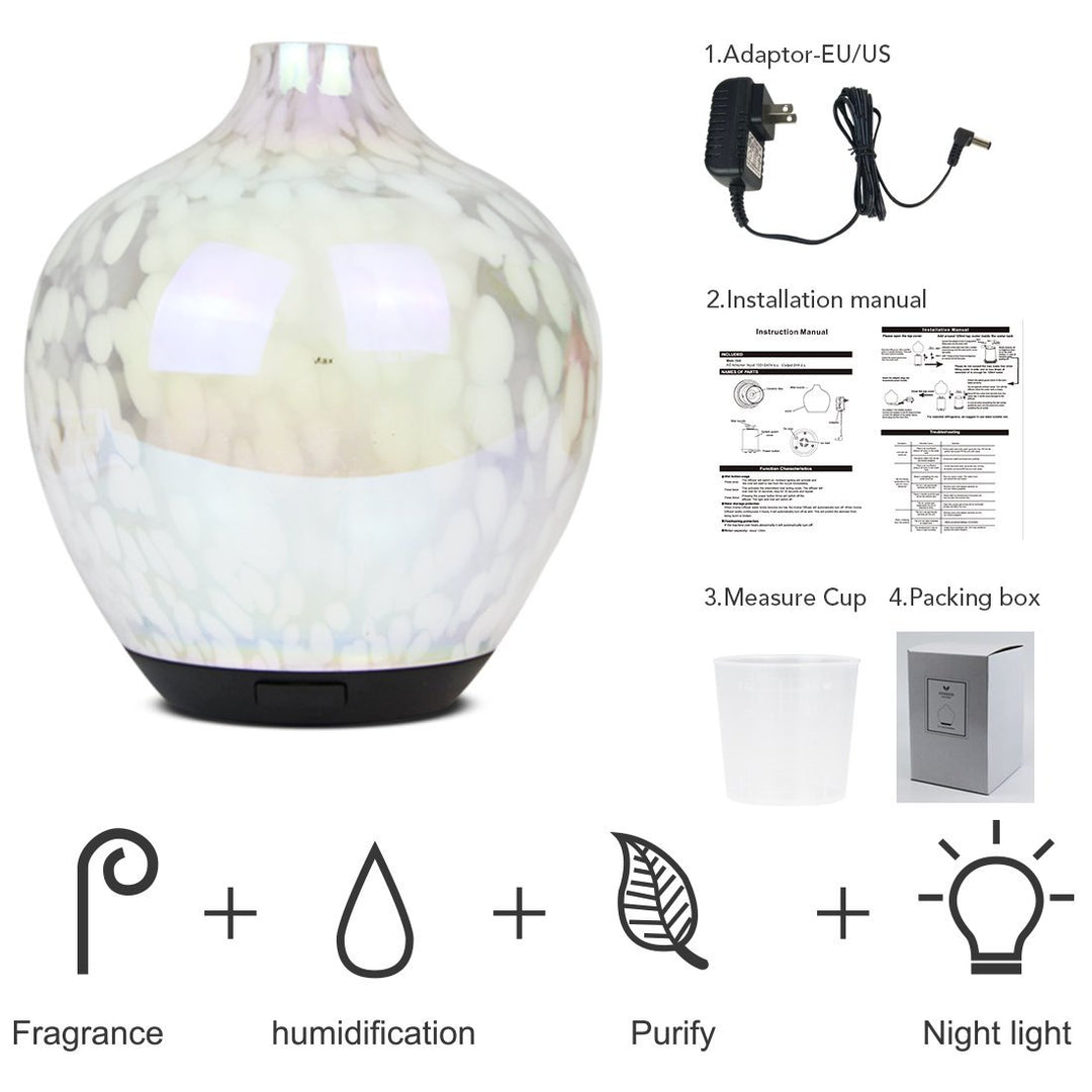 Mosaikglas-Aromadiffuser mit Ultrasonic-Technologie