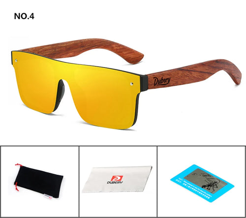 DUBERY® Sonnenbrillen aus natürlichem Holz für Herren