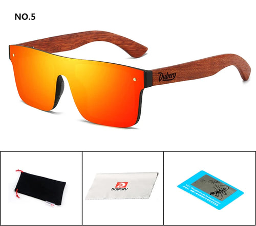 DUBERY® Sonnenbrillen aus natürlichem Holz für Herren