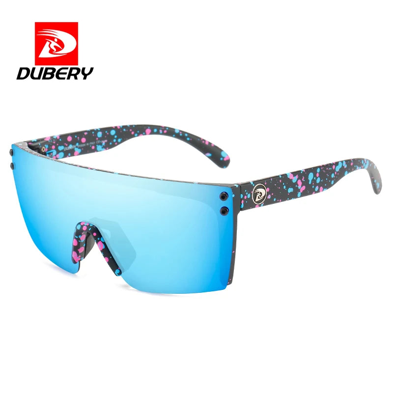 DUBERY Sonnenbrille für Herren im Retro-Stil mit farbenfrohen Gläsern