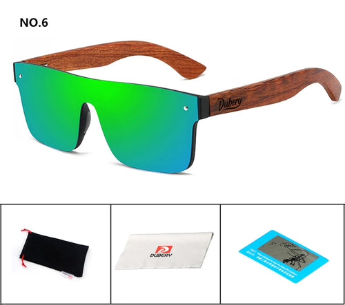 DUBERY® Sonnenbrillen aus natürlichem Holz für Herren
