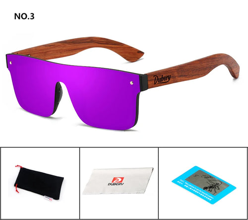 DUBERY® Sonnenbrillen aus natürlichem Holz für Herren