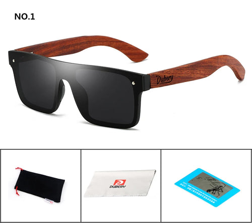 DUBERY® Sonnenbrillen aus natürlichem Holz für Herren