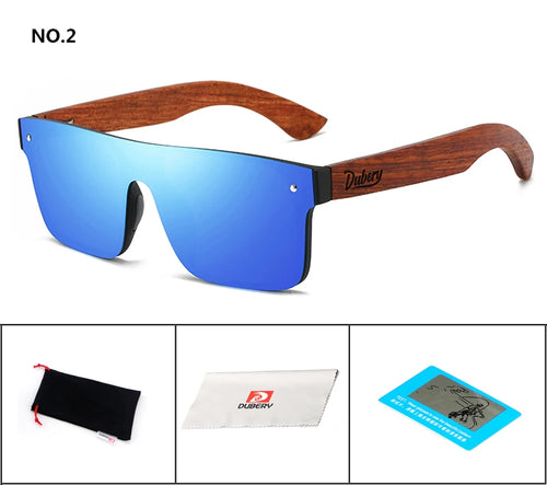 DUBERY® Sonnenbrillen aus natürlichem Holz für Herren