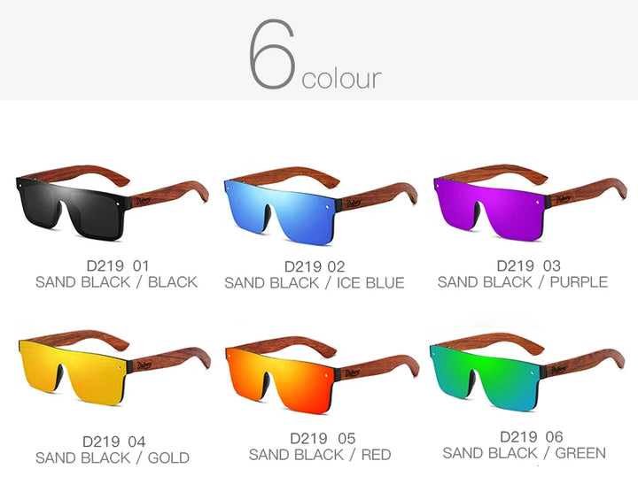 DUBERY® Sonnenbrillen aus natürlichem Holz für Herren