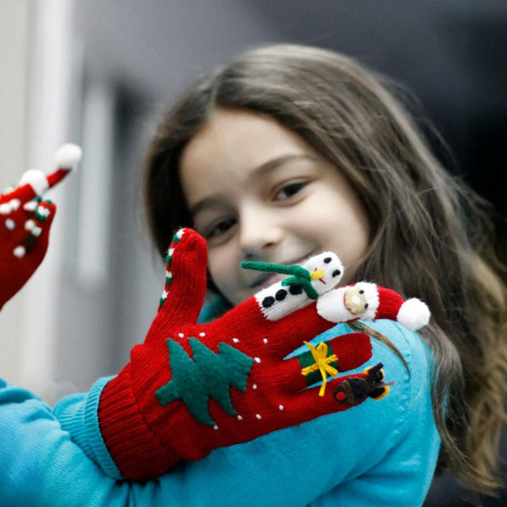 Weihnachts-Handschuhe
