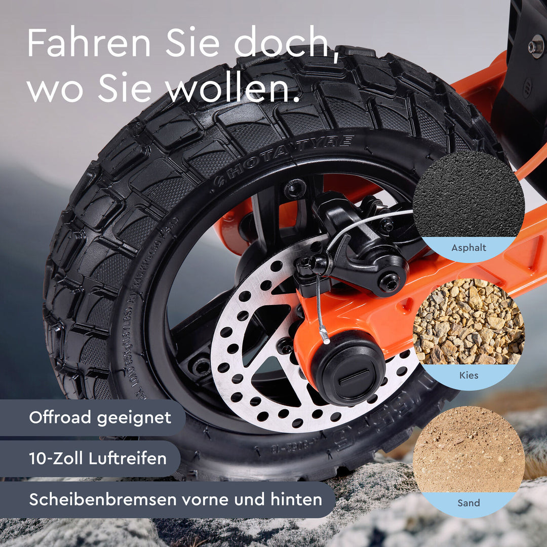E-Scooter Mit Straßenzulassu
