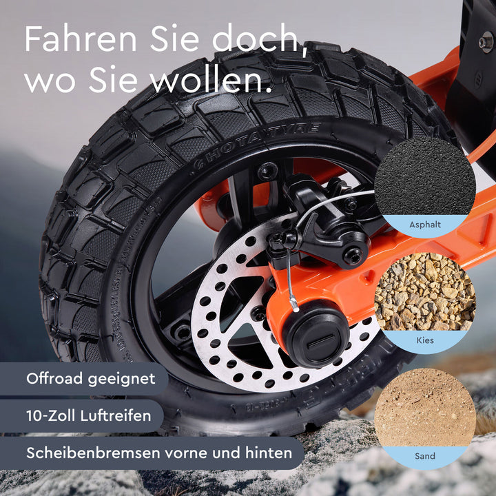 E-Scooter Mit Straßenzulassu