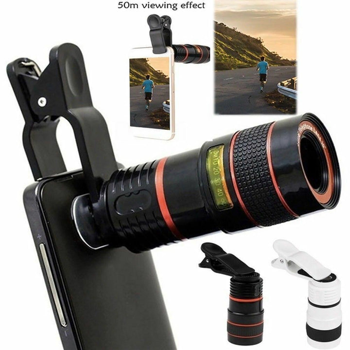 HD 8X Clip  Optisches Zoom Teleskop Kamera Objektiv zur Vergrößerung.