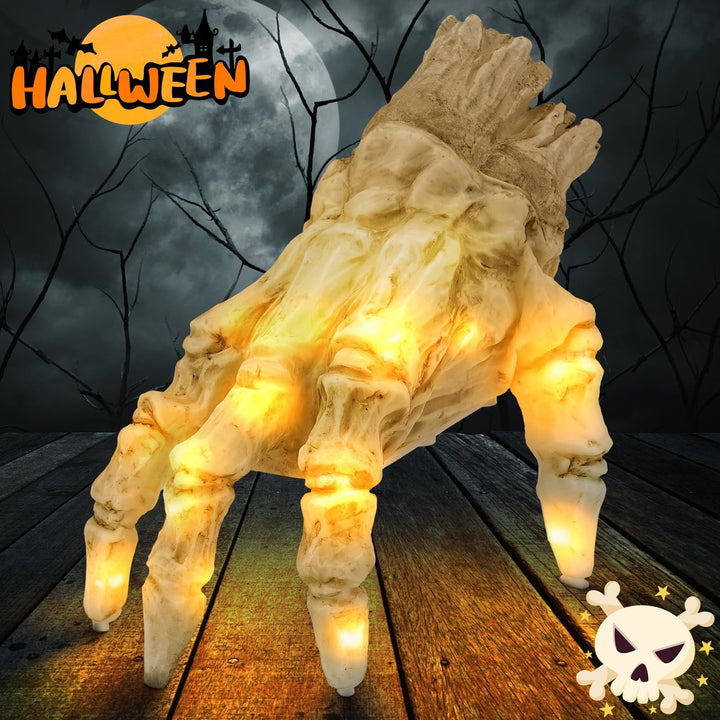 Leuchtende Halloween-Hand-Induktion zur Dekoration