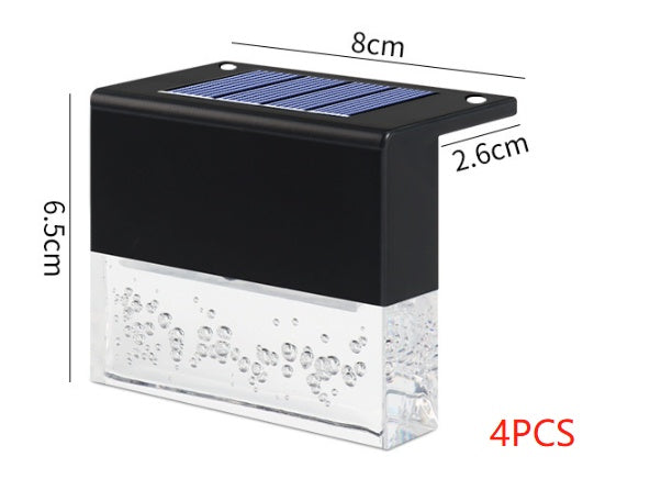 Solar-Stufenlicht mit Flammeneffekt