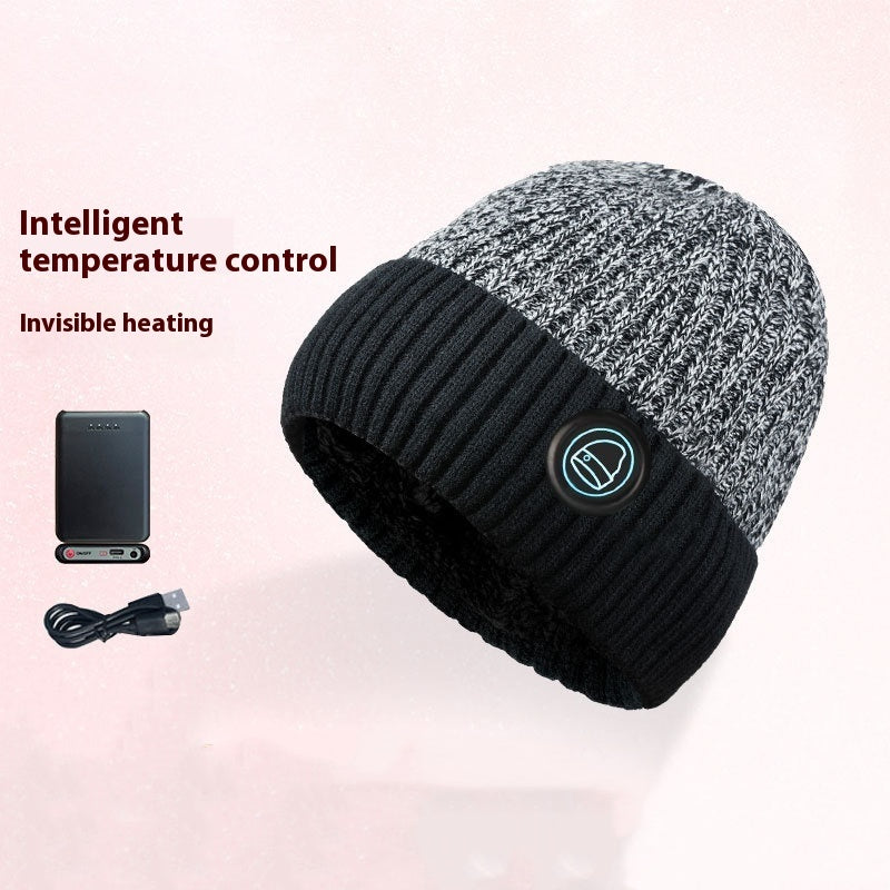 Outdoor Mütze mit Heizung und Fleecefutter für den Winter