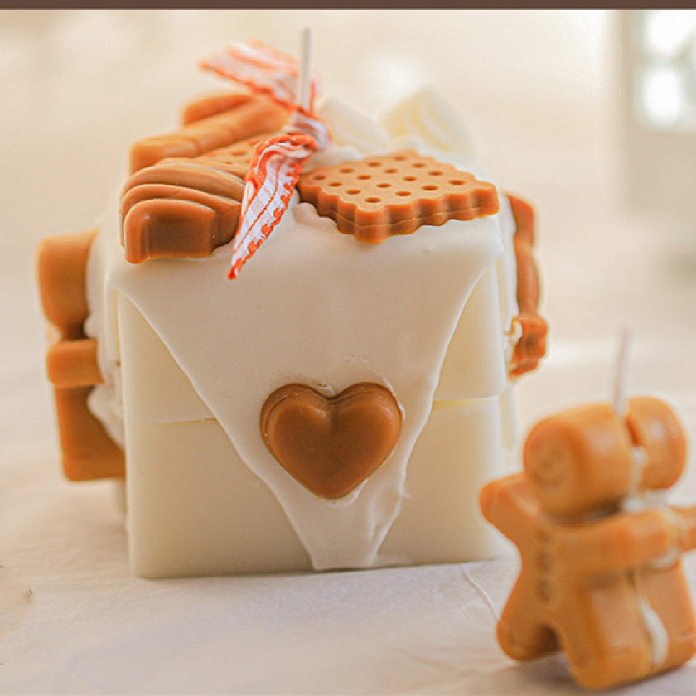 Lebkuchenmann Duftkerzen - handgemacht u. mit verschiedenen Düften