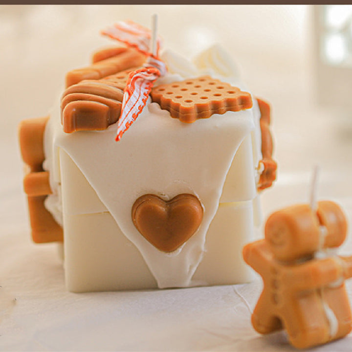 Lebkuchenmann Duftkerzen - handgemacht u. mit verschiedenen Düften