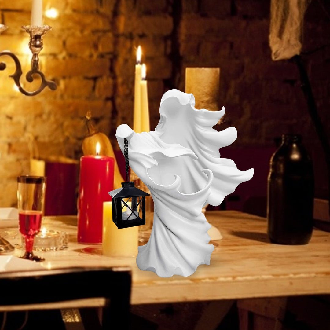 Gesichtsloser Geisterskulptur für Halloween - Ghoul Harz Skulptur - Dekoration