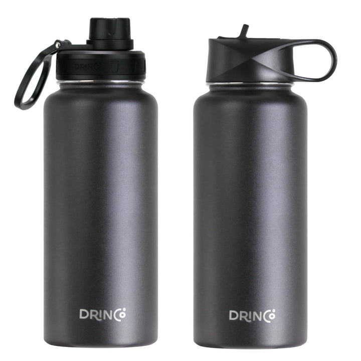 DRINCO® ca. 945 ml Edelstahl-Wasserflasche
