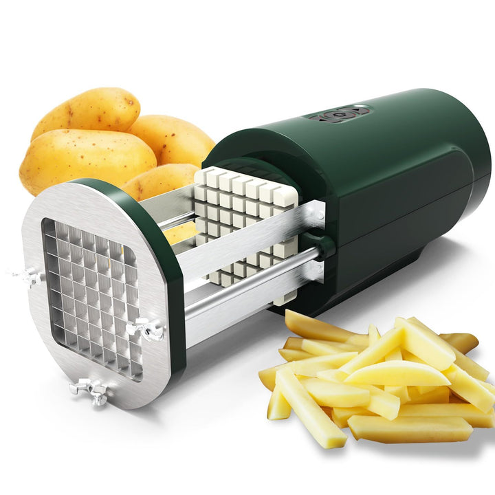 Elektrischen Edelstahlschneidemaschine für Pommes, Gurken, Radischen etc.