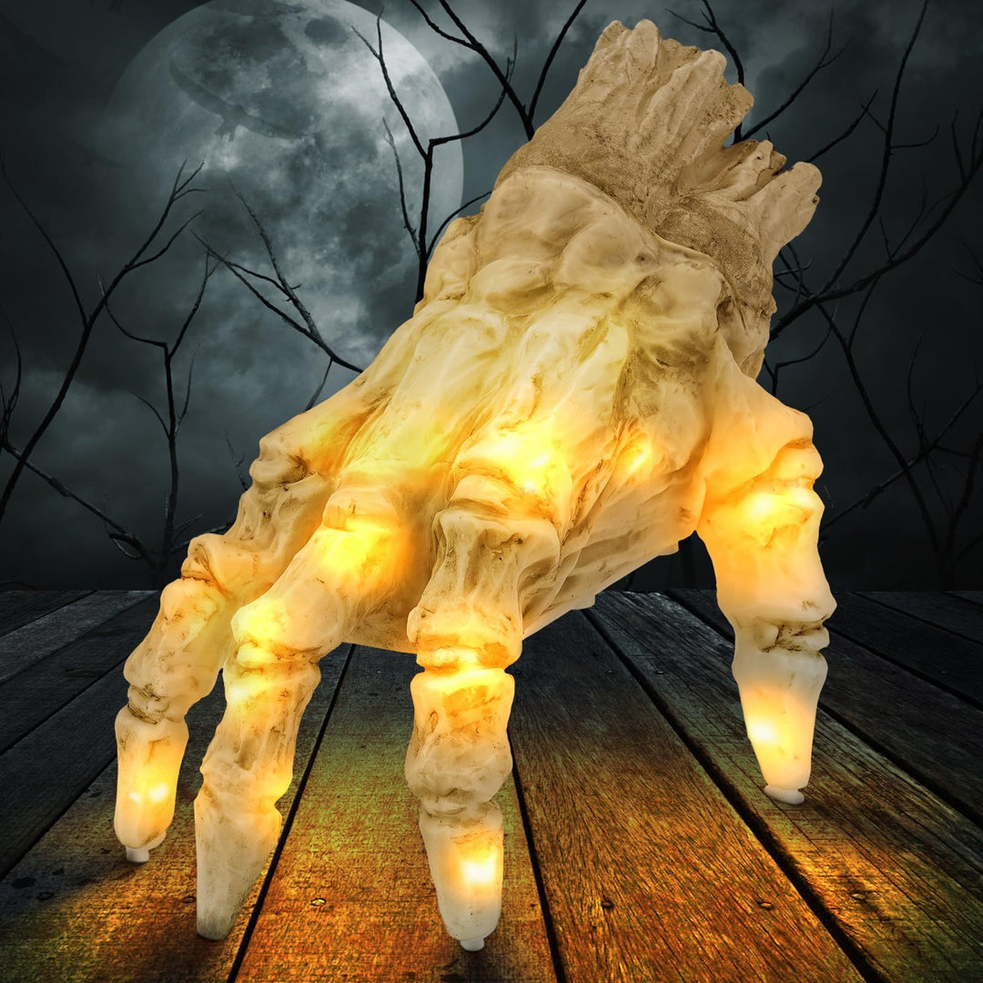 Leuchtende Halloween-Hand-Induktion zur Dekoration