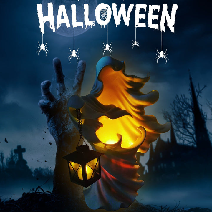 Gesichtsloser Geisterskulptur für Halloween - Ghoul Harz Skulptur - Dekoration