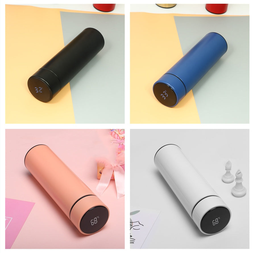 Intelligente Thermosflasche aus Edelstahl