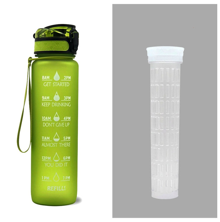 1L Drinkflassche aus Tritan mit Trinkerinnerung